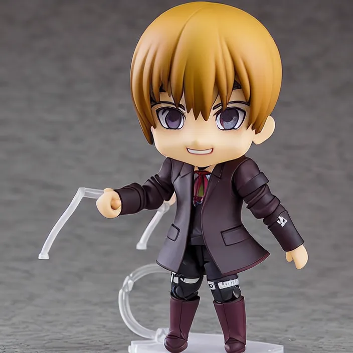 Prompt: sebastian pinera, an anime nendoroid of sebastian pinera, figurine, detailed product photo