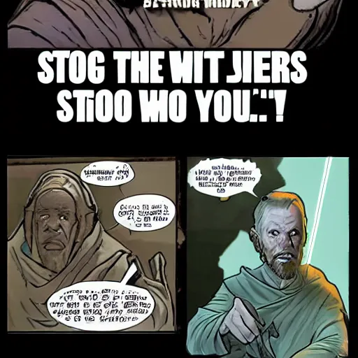 Prompt: a story that the jedi would not tell you