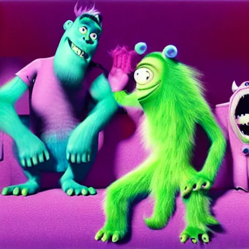 Image similar to dream about monsters inc