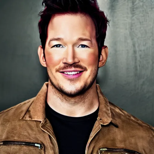 Image similar to markiplier and chris pratt combined, 4k headshot photography