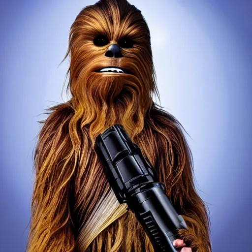 Image similar to chewbacca high quality hair shampoo commercial