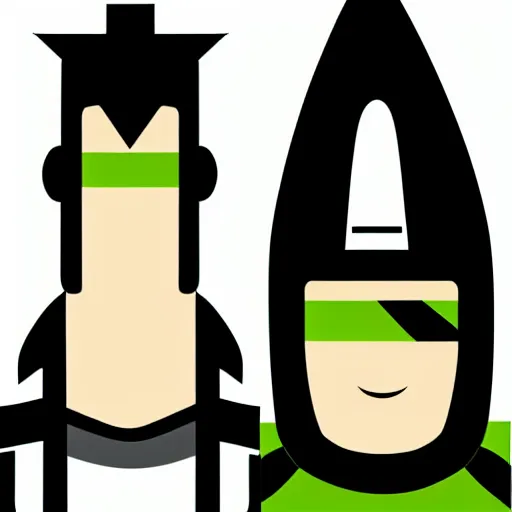 Image similar to face icon vector minimalist samurai jack tomine, adrian