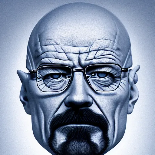 Image similar to walter white's face on a snowball!!!!!, hyperdetailed, artstation, cgsociety, 8 k