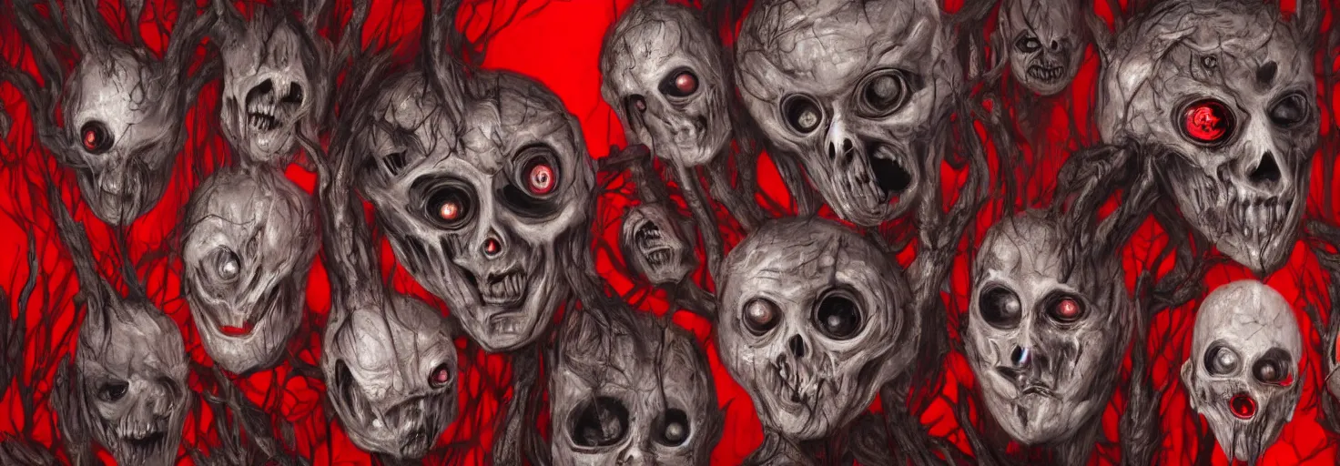 creepy art wallpaper