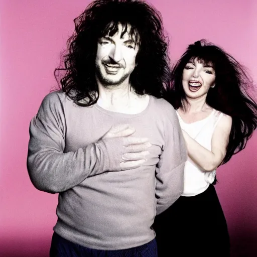 Image similar to kate bush featuring aphex twin, hitsingle