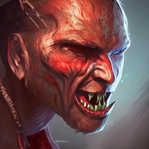 Prompt: Kitava insatiable hunger, path of exile, artstation, concept art, digital painting, highly detailed, portrait