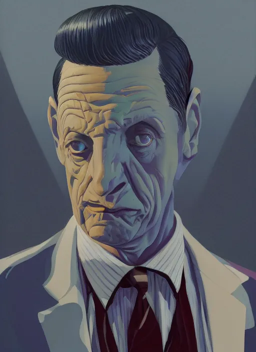 Prompt: portrait of Tim Robinson from I Think You Should Leave (2019), detailed, coherent, painted by Edward Hopper, Wayne Barlowe, James Gilleard, airbrush, art by James Jean