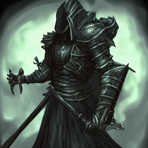 Image similar to mouse as a dark souls boss using digital art