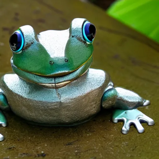 Prompt: mecha - frog