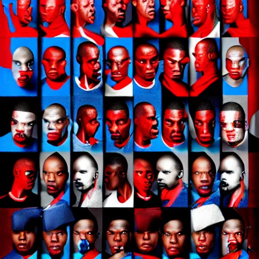 Image similar to crips vs bloods by emanuele dascanio and robin eley