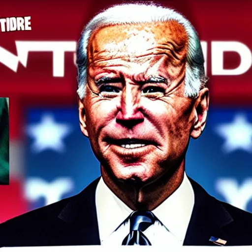 Prompt: Joe Biden as a character in the Fortnite Item Store