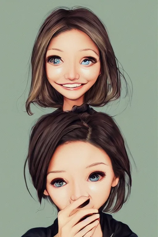 Image similar to super super super cute cameron diaz, shin min jeong, trending on artstation