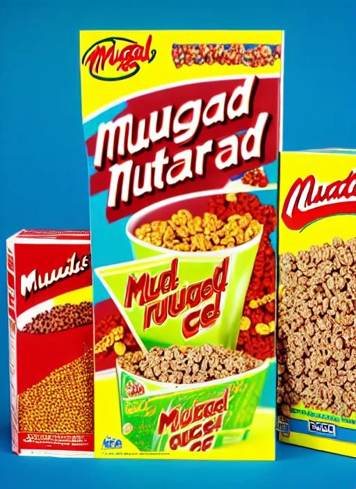 Image similar to an ad for mutagenic cereal, 1 9 9 6, product photography, hq