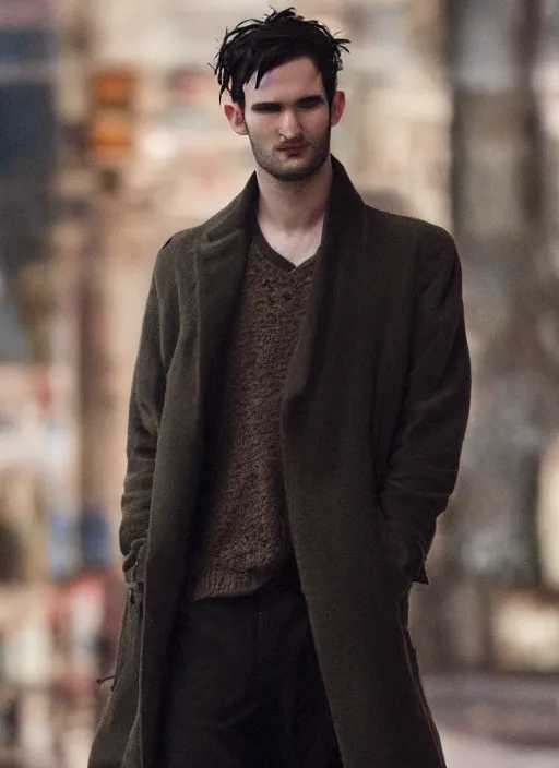 Prompt: the sandman, tom sturridge, aesthetic