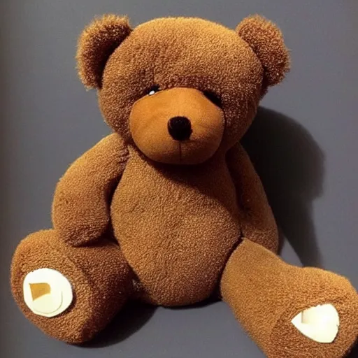 Image similar to ( ( ( teddy bear ) ) ) with human eyes!!!