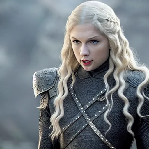 Image similar to still of taylor swift in game of thrones