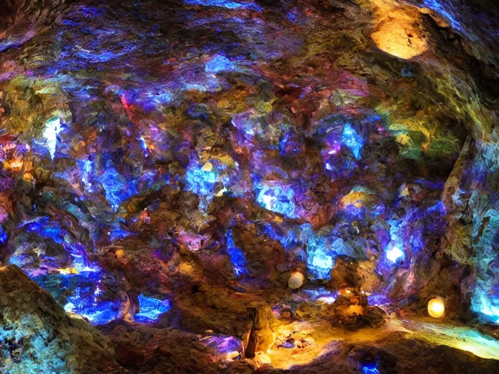 Image similar to space grotto.