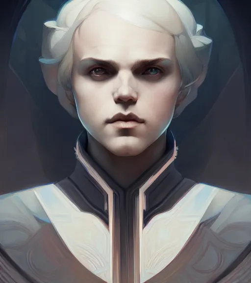 Image similar to symmetry ( anders from dragon age ) ultra detailed, intricate, dynamic lighting, digital art, anime, digital painting, art station, wlop, sharp focus, illustration, art by artgerm and greg rutkowski and alphonse mucha