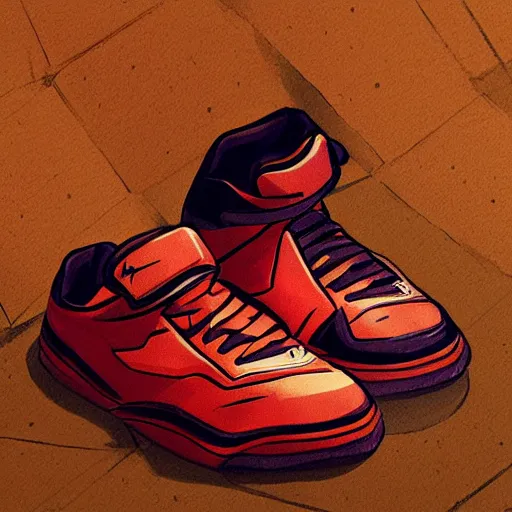 Image similar to basketball sneaker concept art, baroque, sharp focus, illustration, concept art by tooth wu