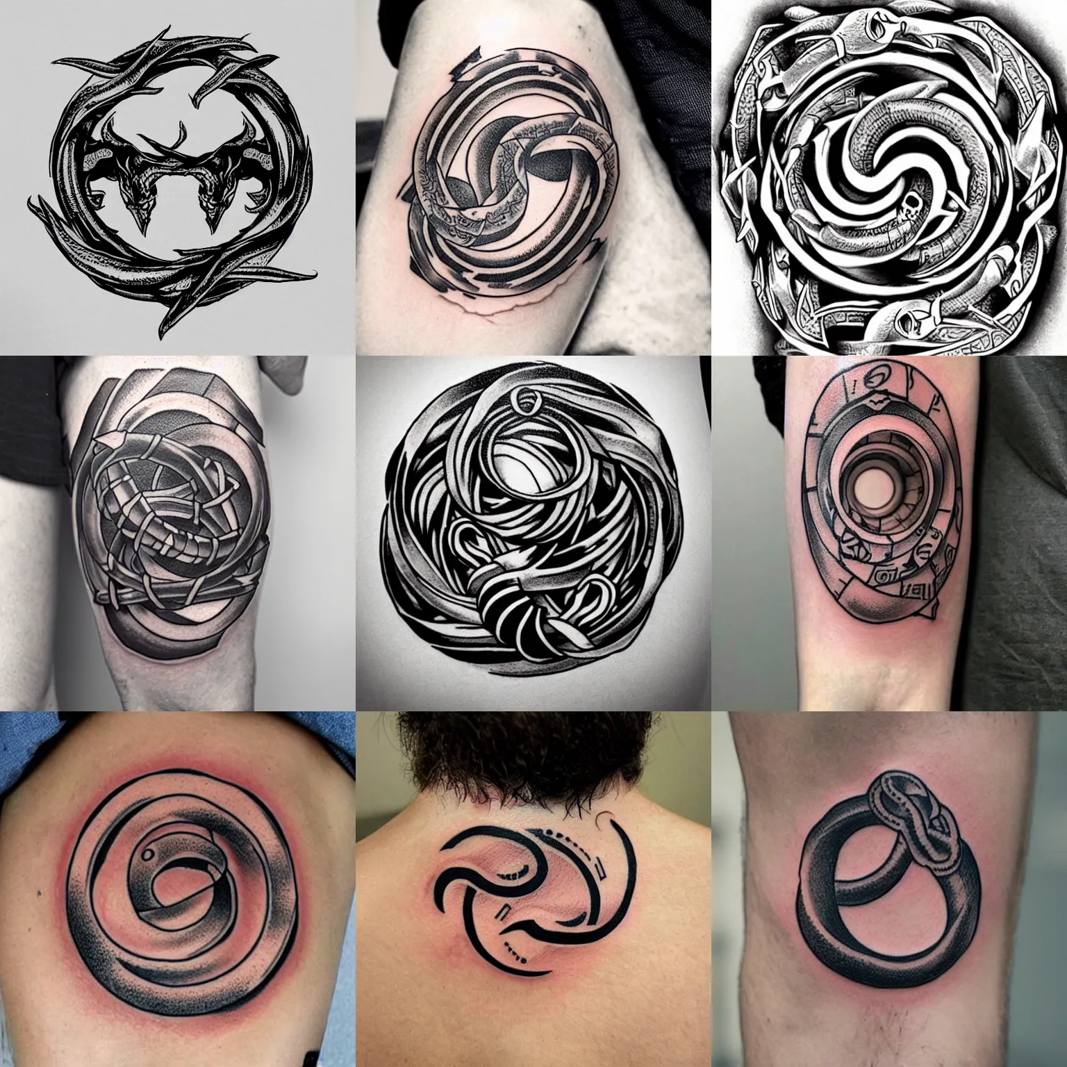 Ouroboros Tattoo ( Image & Photo (Free Trial) | Bigstock
