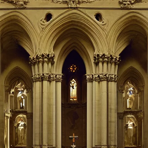 Prompt: a cathedral in the style of william bouguereau, architecture photo