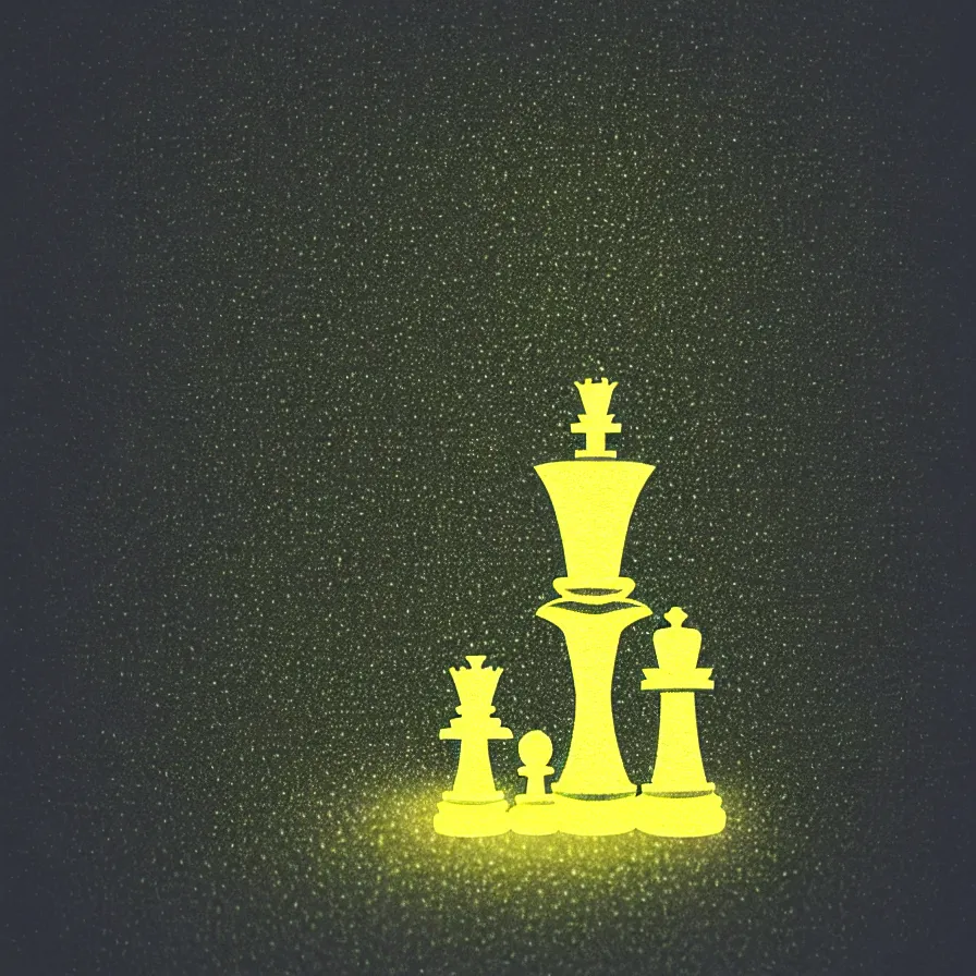 Image similar to vintage instamatic photo of a queen chess piece made of lights, bio mechanical, puddles, isometric 3 d, smooth 3 d illustration, cinematic matte painting, volumetric lighting,