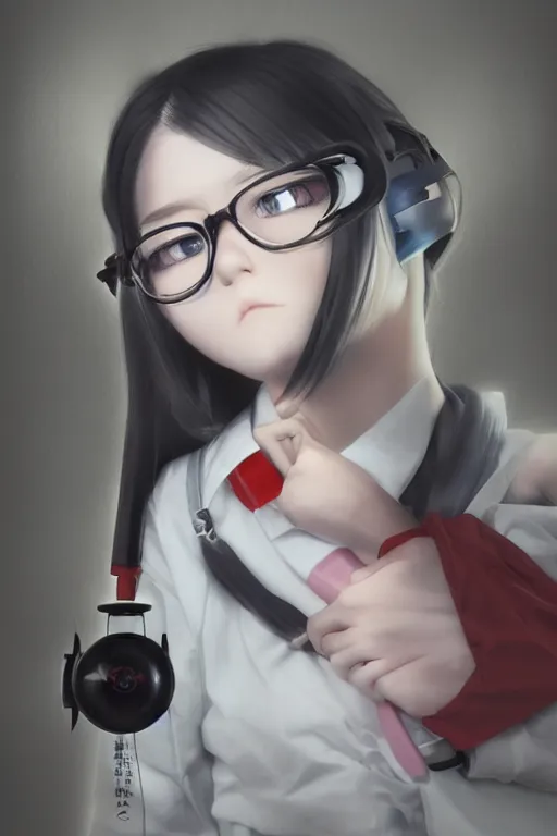 Prompt: 3d dark infrared octane render polaroid portrait of beauty anime schoolgirl sleeping under dark japan subway. glasses, cap, black medical mask. cute face. dramatic light, trending on artstation, 3d art by hayao miyazaki oil painting