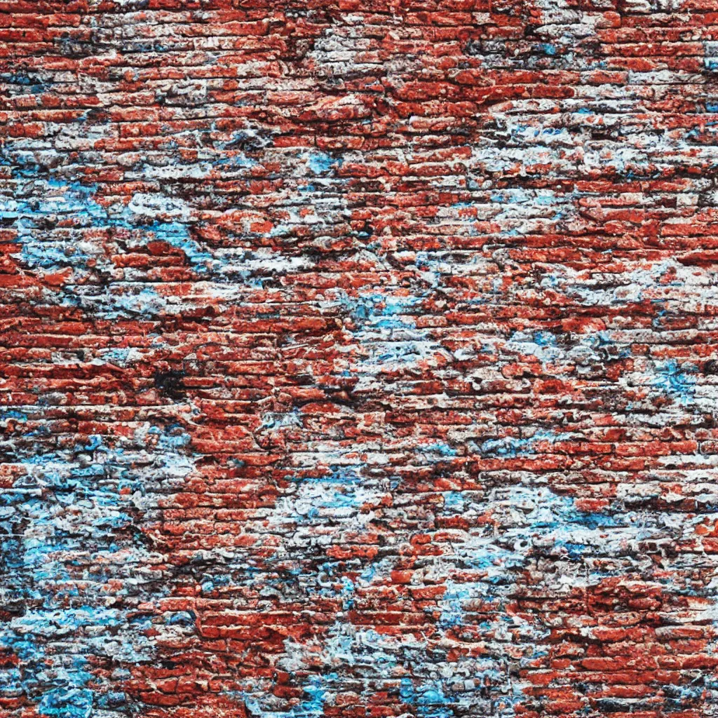 Image similar to graffiti painted brick texture