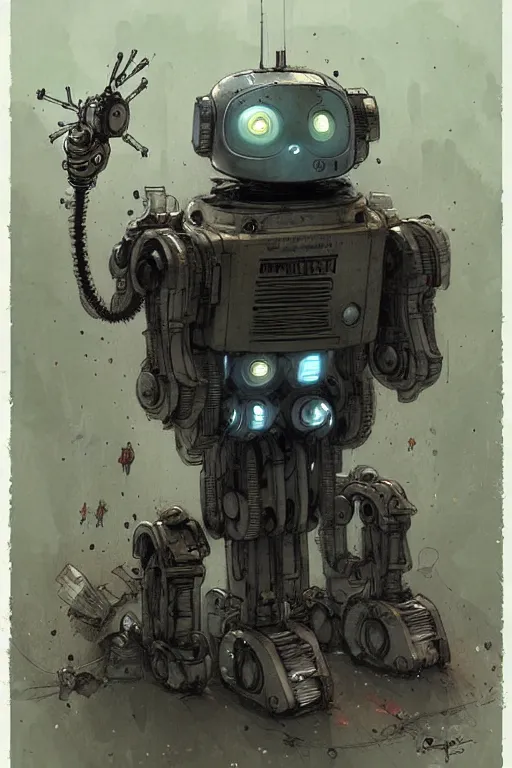 Image similar to robot by jean - baptiste monge