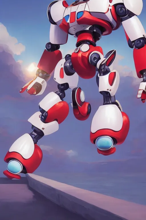 Image similar to metabots medabots medarotto medarot robot minimalist comics, behance hd by jesper ejsing, by rhads, makoto shinkai and lois van baarle, ilya kuvshinov, rossdraws global illumination ray tracing hdr radiating a glowing aura