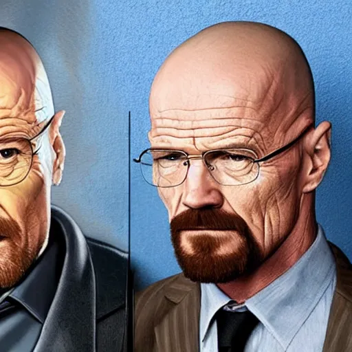 Image similar to walter white as gigachad