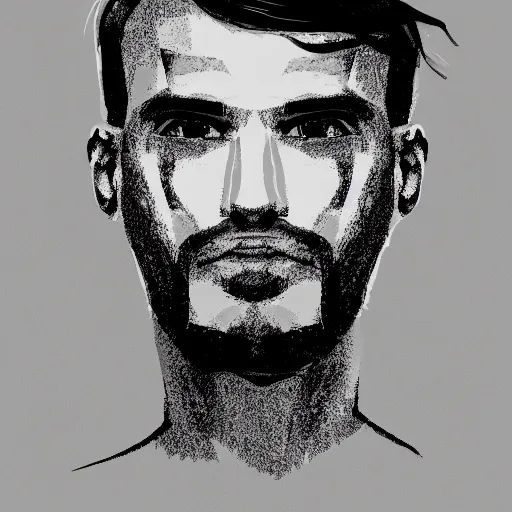 Image similar to human, male, portrait, vectorart, deviantart