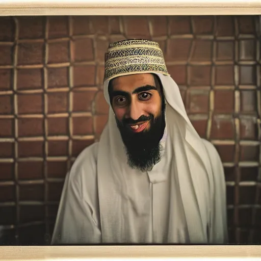 Image similar to a rare photo of the prophet muhammad. 5 0 mm lens, f 1. 8.