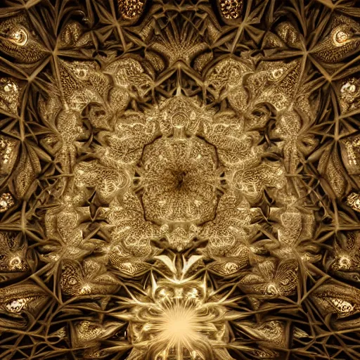 Image similar to a hyperrealistic 3 d render of a sprawling mandelbrot fractal cathedral interior populated by mandelbrot fractals, unreal engine, carved ivory, carved soap, white color scheme, physically based render, volumetric lighting, octane render, glowing, carved marble, opalescent, sacred geometry, catholicpunk, stark, 8 k, ultra detailed