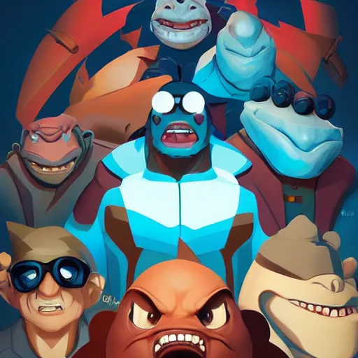 Image similar to face icon stylized minimalist street sharks, loftis, cory behance hd by jesper ejsing, by rhads, makoto shinkai and lois van baarle, ilya kuvshinov, rossdraws global illumination