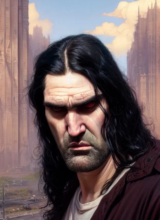 Prompt: highly detailed portrait of peter steele in gta v, stephen bliss, unreal engine, fantasy art by greg rutkowski, loish, rhads, ferdinand knab, makoto shinkai and lois van baarle, artgerm, pixar, ilya kuvshinov, rossdraws, tom bagshaw, global illumination, radiant light, detailed and intricate environment