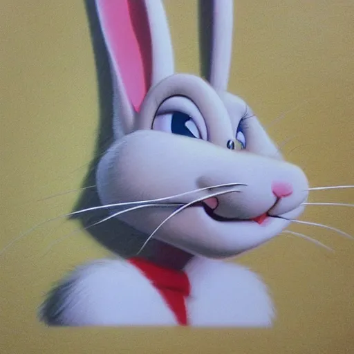 Prompt: bugs bunny realistic portrait