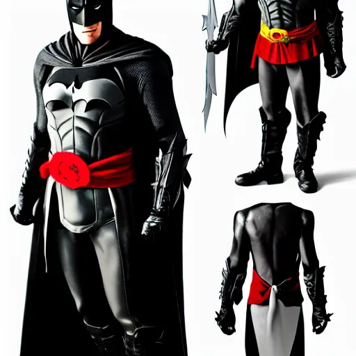 Image similar to batman as ezio auditore