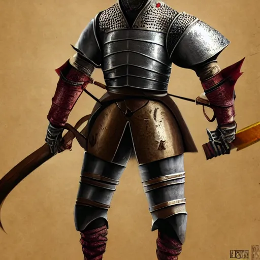 Image similar to medieval knight in an japanese school, fantasy art, trending on artstation, unreal render