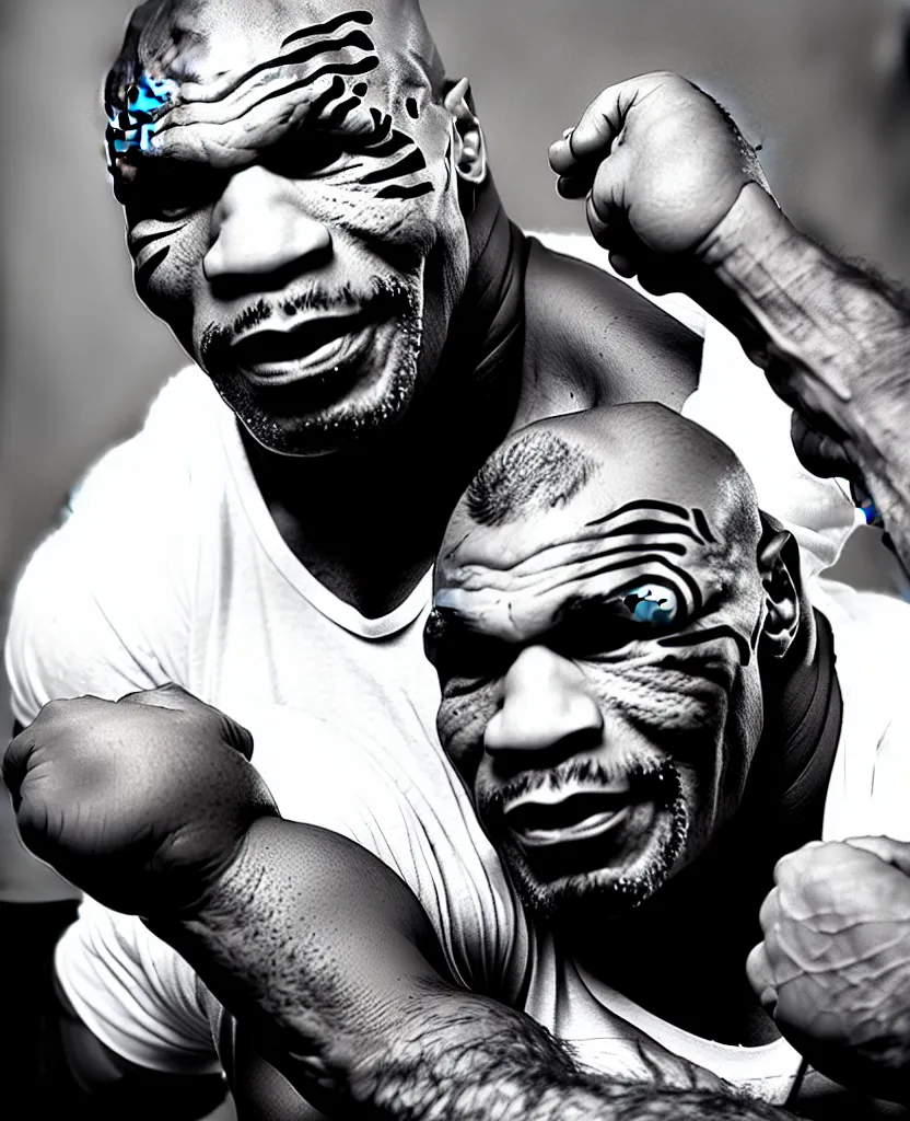 Image similar to photo portrait of Mike Tyson