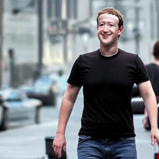 Image similar to mark zuckerberg in cyperpunk 2 0 7 7