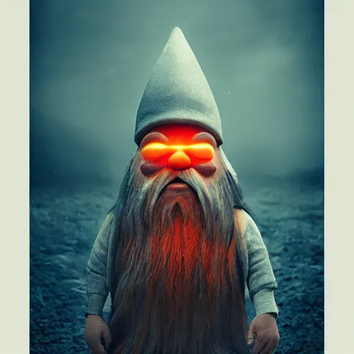 Image similar to portrait angry gnome art by alessio albi 8 k ultra realistic bomb dagger lens flare atmosphere glow detailed intricate full of color