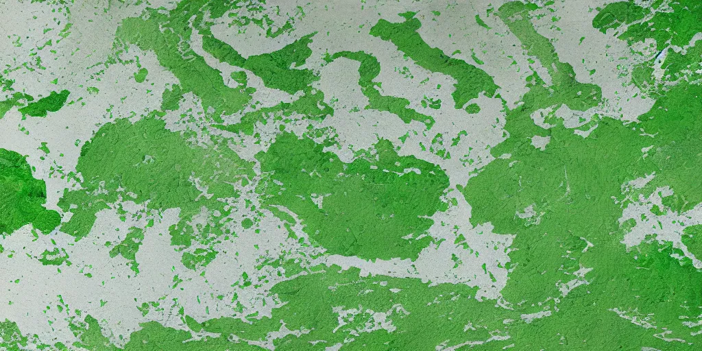 Image similar to green earth map, 8 k, high quality, rtx, photorealistic