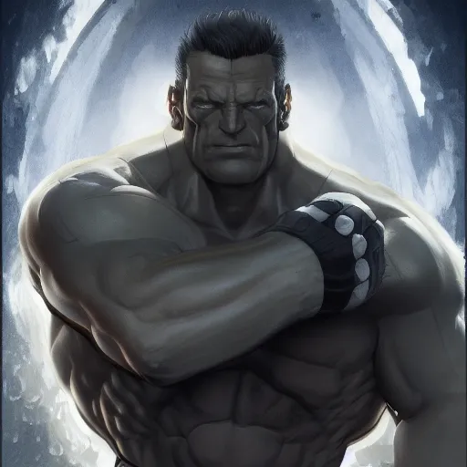 Image similar to Colossus from X-Men Marvel Comics, hyperdetailed, artstation, cgsociety, 8k