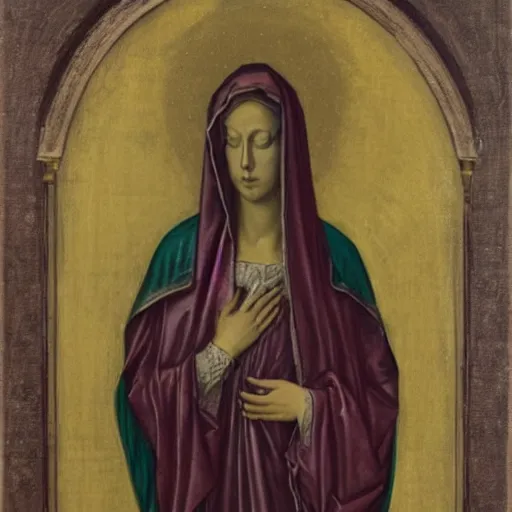 Image similar to veiled virgin