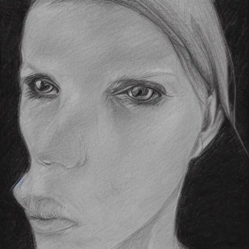 GCC - Art Journaling - Pencil drawing - Face