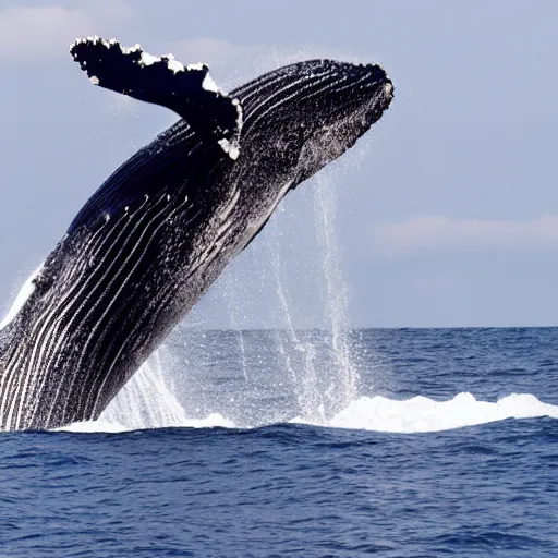 Prompt: humpback whale doing ballet