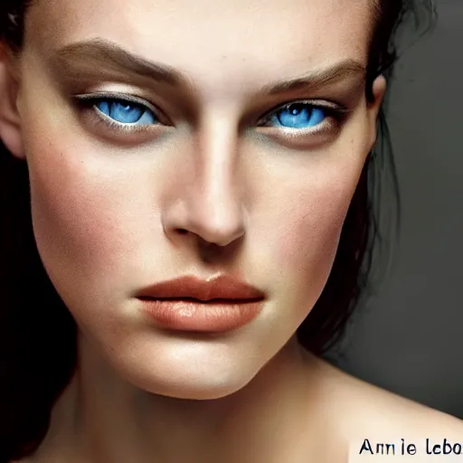 Image similar to portrait photography of world top model by annie leibovitz, perfect facial symmetry, dim volumetric cinematic lighting, 8 k, post - processing, extremely hyper - detailed, intricate, epic composition, masterpiece, stunning,