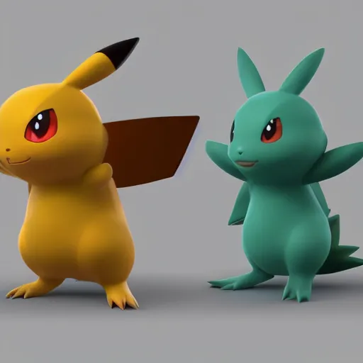 Prompt: latest starter pokemon , 3d render , 4k