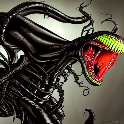 Prompt: xenomorph as venom